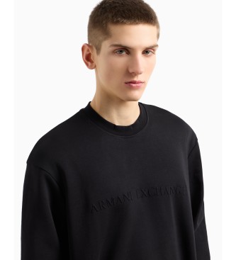 Armani Exchange Sudadera Bonded negro