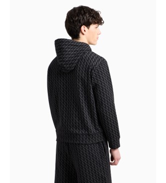 A|X Armani Exchange Sweatshirt Multi Logo sort