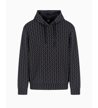 A|X Armani Exchange Sweatshirt Multi Logo sort