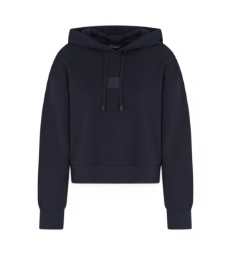 Armani Exchange Sweatshirt med htte i navy