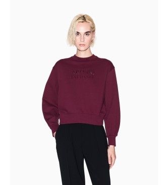AIX Armani Exchange Sweatshirt Groove burgundy