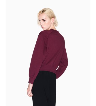 AIX Armani Exchange Sweatshirt Groove burgundy