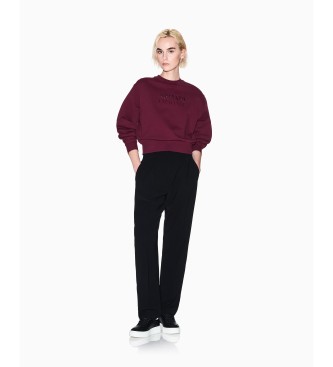 AIX Armani Exchange Sweatshirt Groove burgundy
