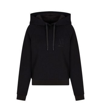 Armani Exchange Sudadera logo negro