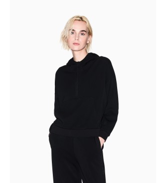 AIX Armani Exchange Sweatshirt Logo schwarz
