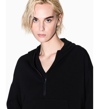 AIX Armani Exchange Sweatshirt Logo schwarz
