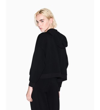 AIX Armani Exchange Sweatshirt Logo schwarz