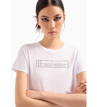Armani Exchange Kurzarm-T-Shirt wei