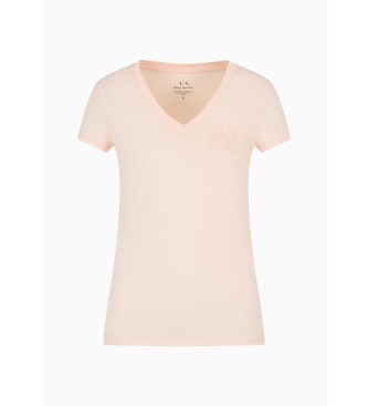 Armani Exchange T-shirt  manches courtes Peach beige