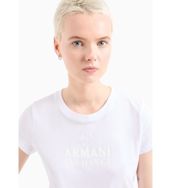 Armani Exchange T-shirt  manches courtes blanc