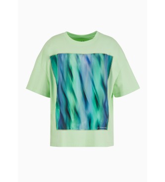 Armani Exchange T-shirt Plast vert