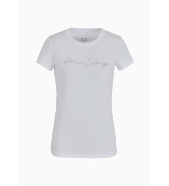 Armani Exchange T-shirt korte mouw wit