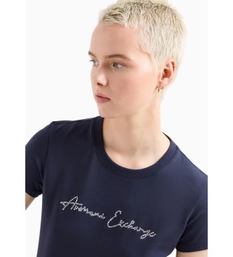 Armani Exchange T-shirt  manches courtes bleu violet