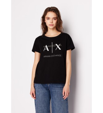 Armani Exchange Camiseta de manga corta negro