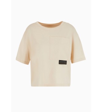 Armani Exchange T-shirt Ss beige