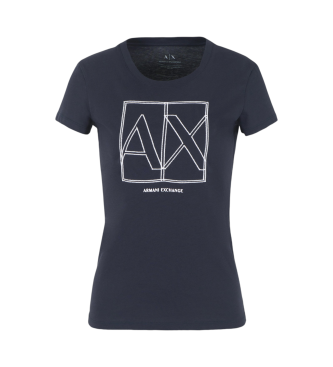 Armani Exchange Majica SS navy