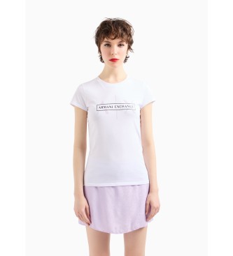 Armani Exchange T-shirt med kort rm vit