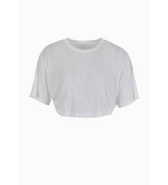Armani Exchange T-shirt de manga curta branca