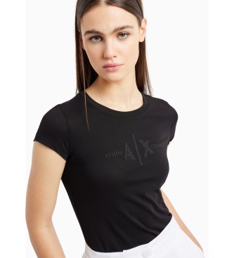 Armani Exchange T-shirt korte mouw zwart