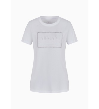 Armani Exchange Majica s kratkimi rokavi bela