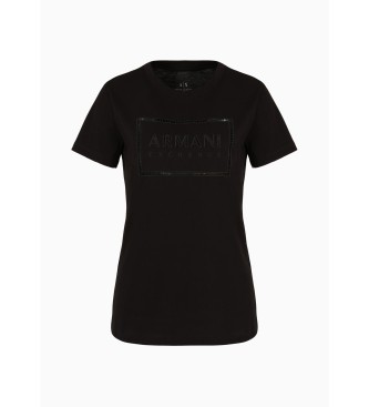 Armani Exchange Maglietta nera a maniche corte