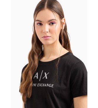 Armani Exchange Camiseta de manga corta negro