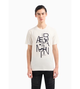 Armani Exchange Camiseta Grfica blanco