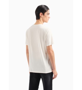 Armani Exchange Koszulka z grafiką biała