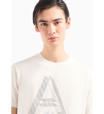 Armani Exchange Majica z logotipom bela