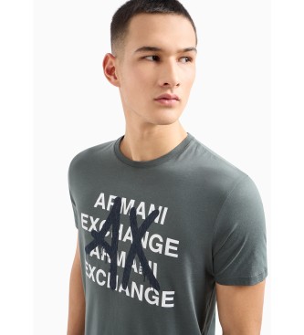 Armani Exchange SS grijs T-shirt