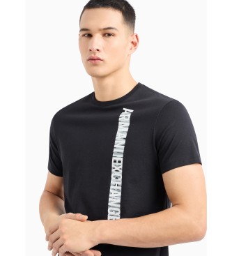 Armani Exchange Camiseta Double negro