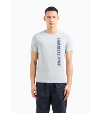 Armani Exchange T-shirt podwójny niebieski