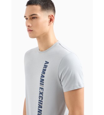 Armani Exchange T-shirt podwójny niebieski