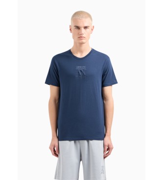 Armani Exchange T-shirt med marinehjlp