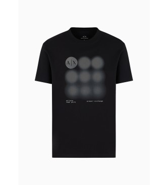 Armani Exchange T-shirt Circle noir