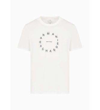 Armani Exchange T-shirt Circle branca