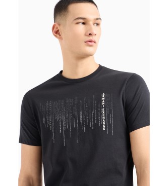 Armani Exchange T-shirt Rain sort