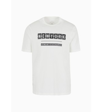 Armani Exchange Camiseta New Milano blanco