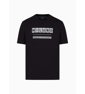 Armani Exchange Ny Milano T-shirt sort