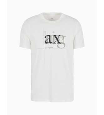 Armani Exchange Koszulka SS biała