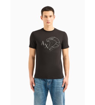 Armani Exchange Big T-shirt svart