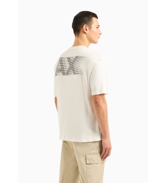 Armani Exchange T-shirt med ledig passform vit