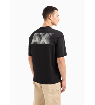 Armani Exchange Lssig geschnittenes T-Shirt schwarz