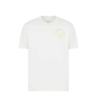 Armani Exchange Camiseta guila blanco