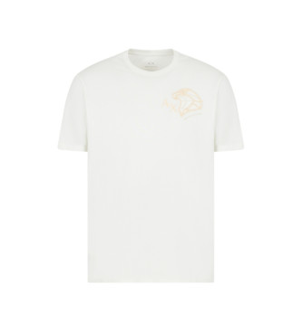 Armani Exchange T-shirt Aigle blanc