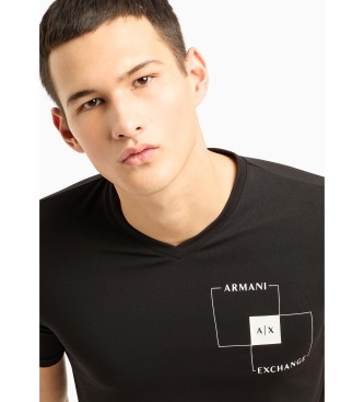 Armani Exchange Koszulka Unity w kolorze czarnym