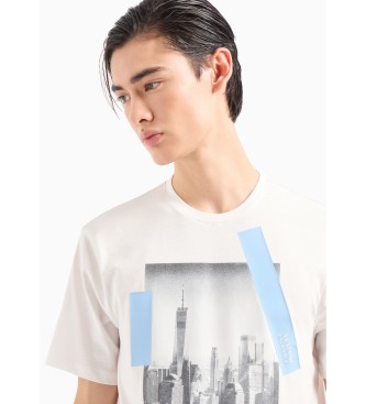 Armani Exchange T-shirt Photo blanc