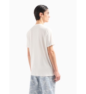 Armani Exchange T-shirt Photo blanc