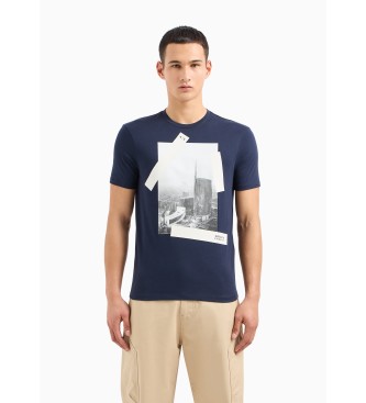 Armani Exchange T-shirt Marine photo