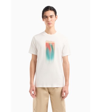 Armani Exchange Kleuren T-shirt wit